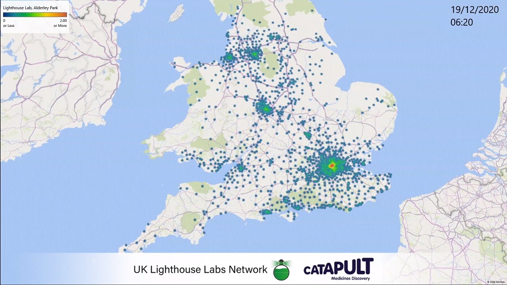 Video map reveals spread of new Covid19 variant from England and