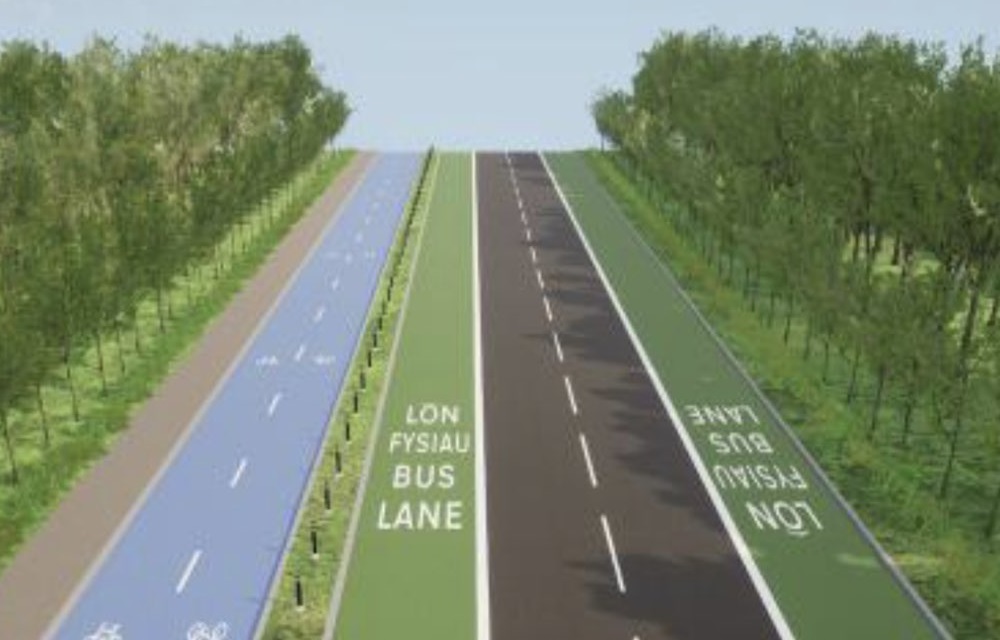 Fewer car lanes on A48 between Cardiff and Newport in new cycle