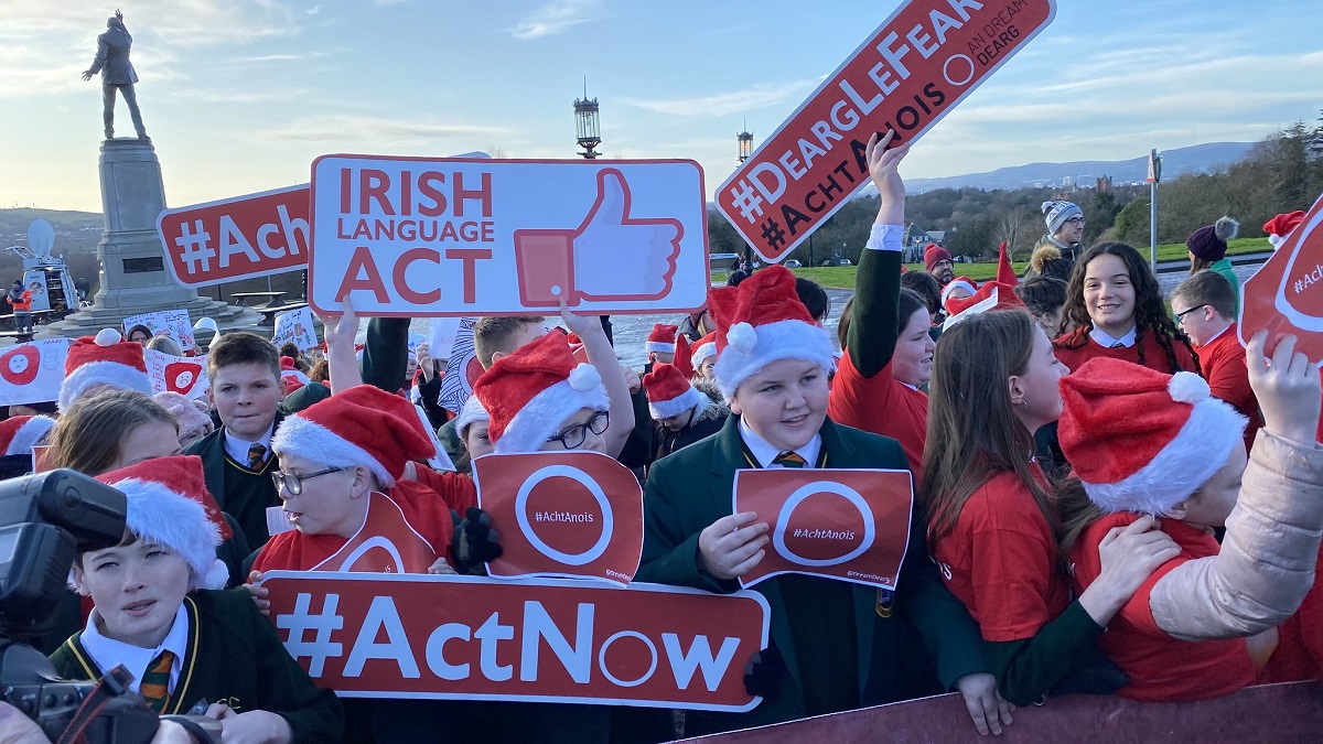 Thousands To March In Belfast Calling For Irish Language Legislation On 